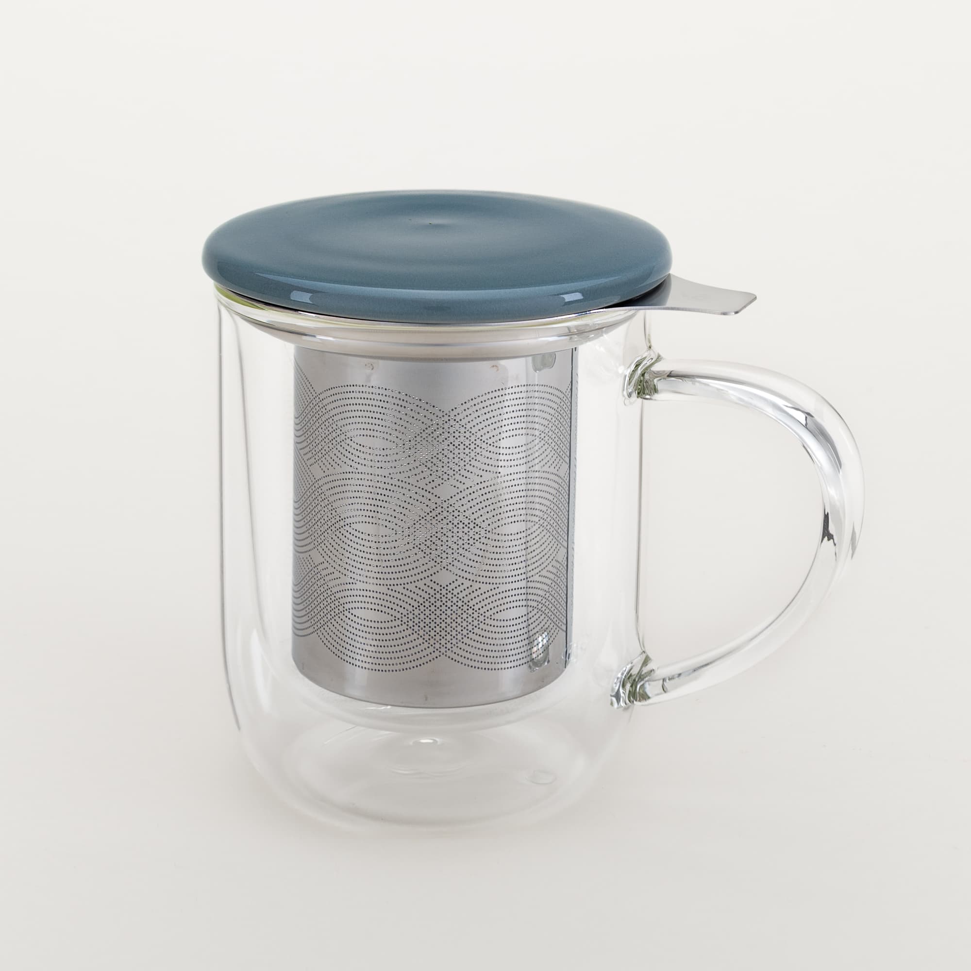 Glass Mug & Tea Infuser Set