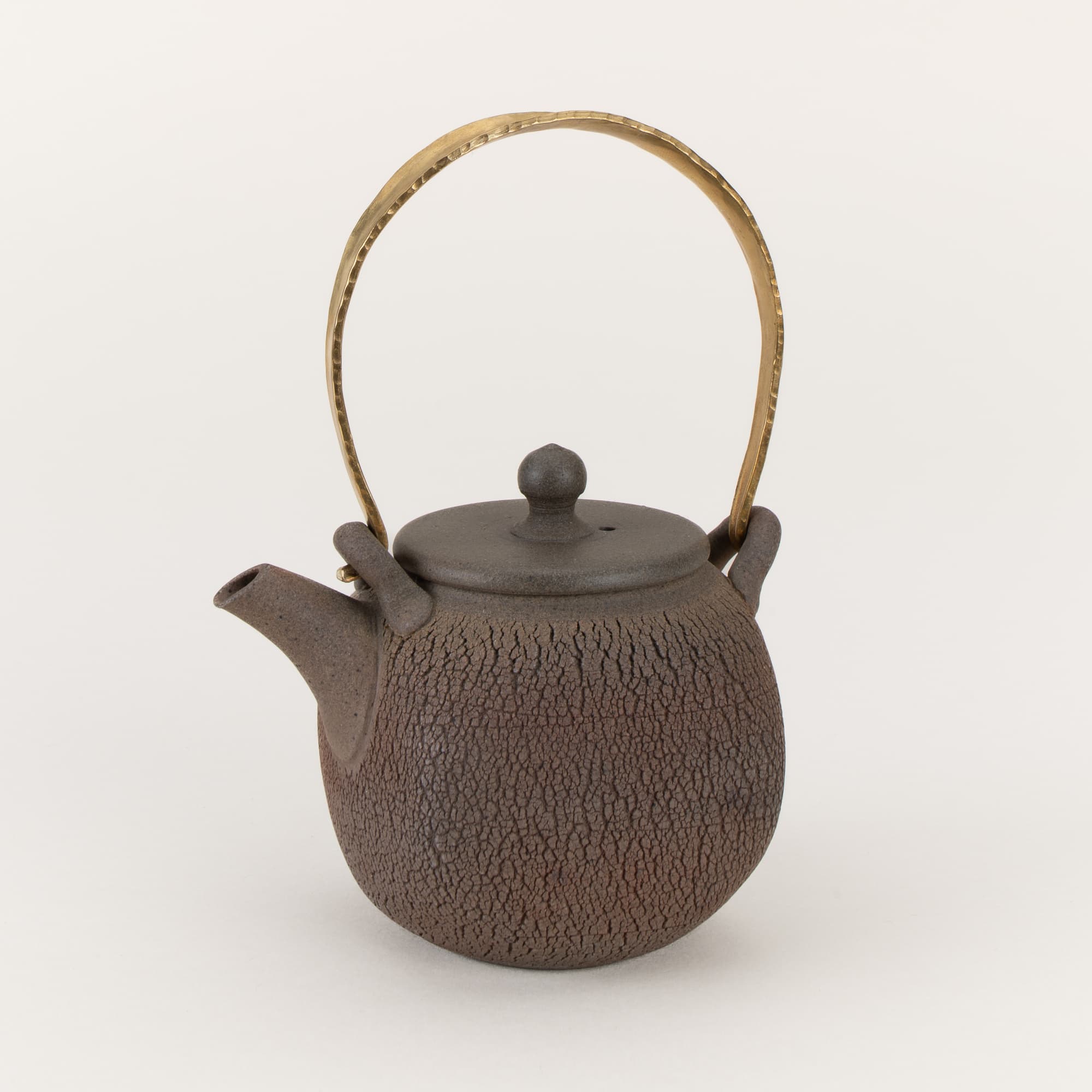 Maru-Shikaku Teapot with Brass Handle