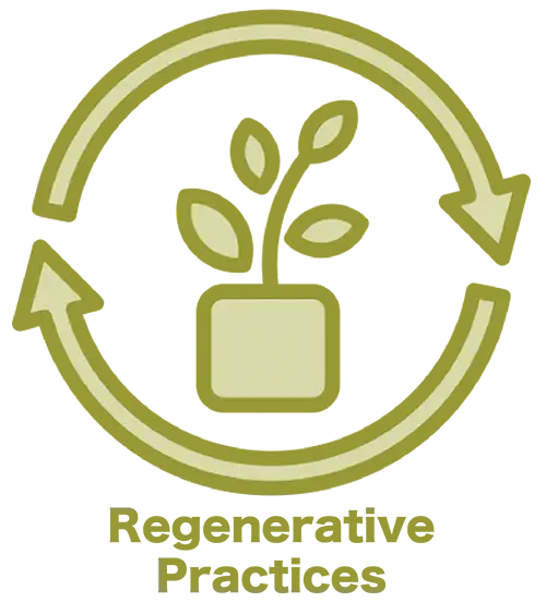 This product uses regenerative farming practices