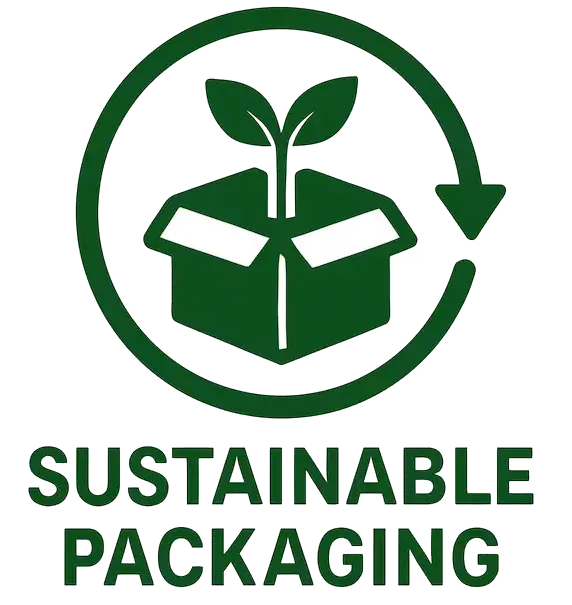 Uses sustainable packaging