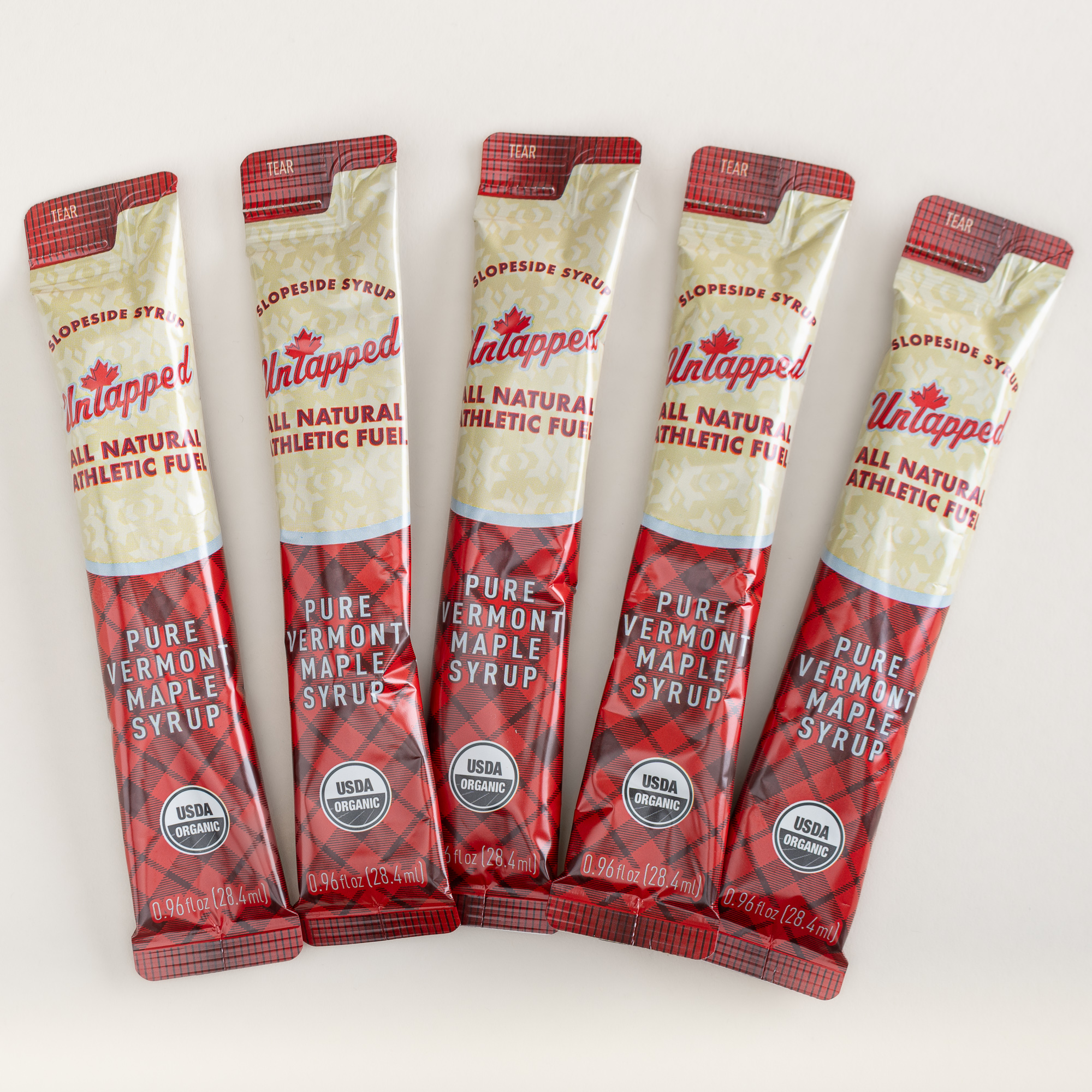 Amber Tap Organic Maple Syrup Packet Bundle of 5