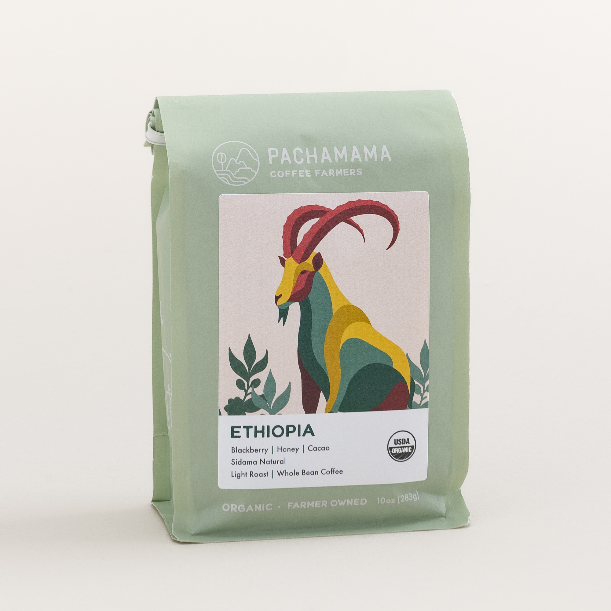 Ethiopia Sidama Organic Whole Bean Coffee