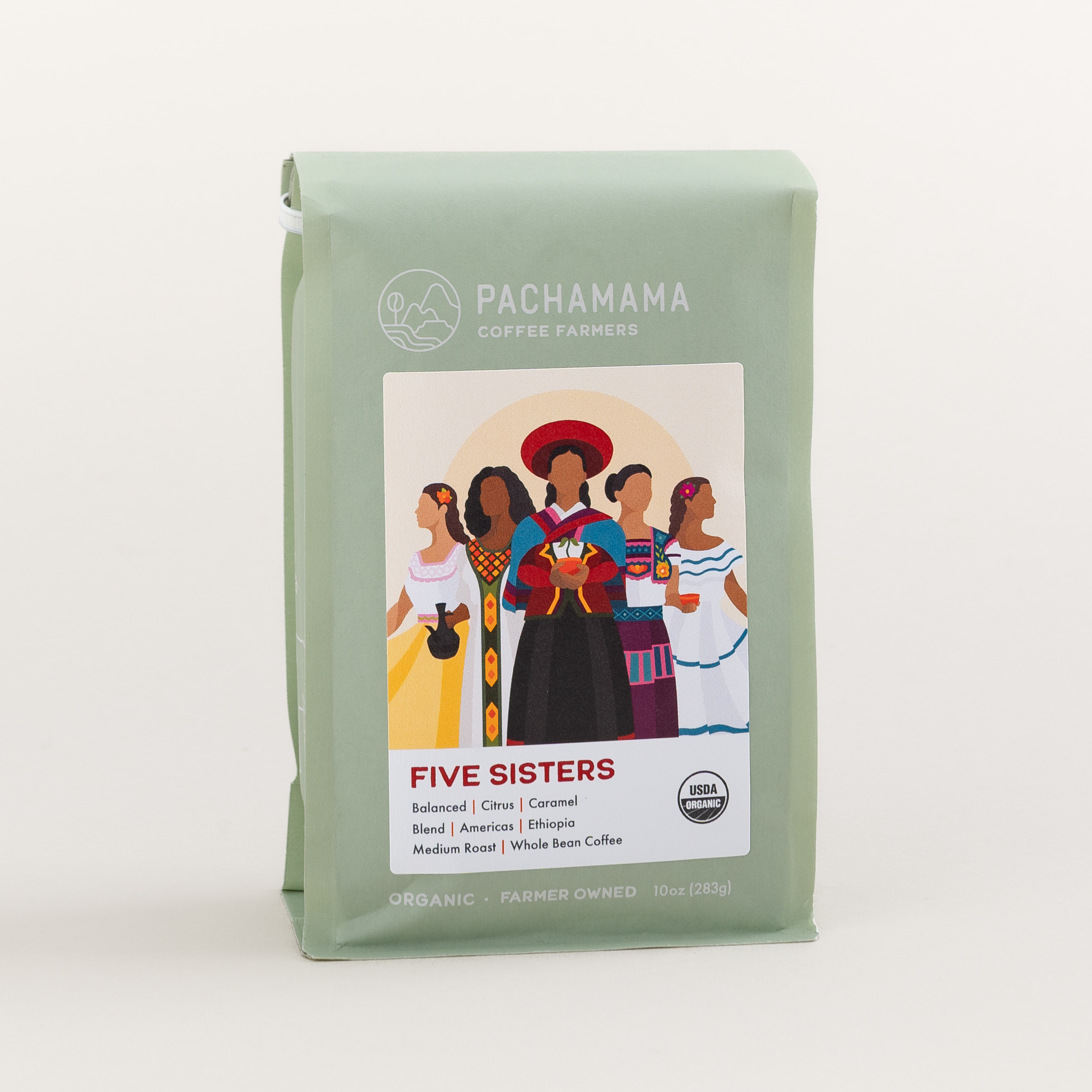Five Sisters Organic Whole Bean Coffee