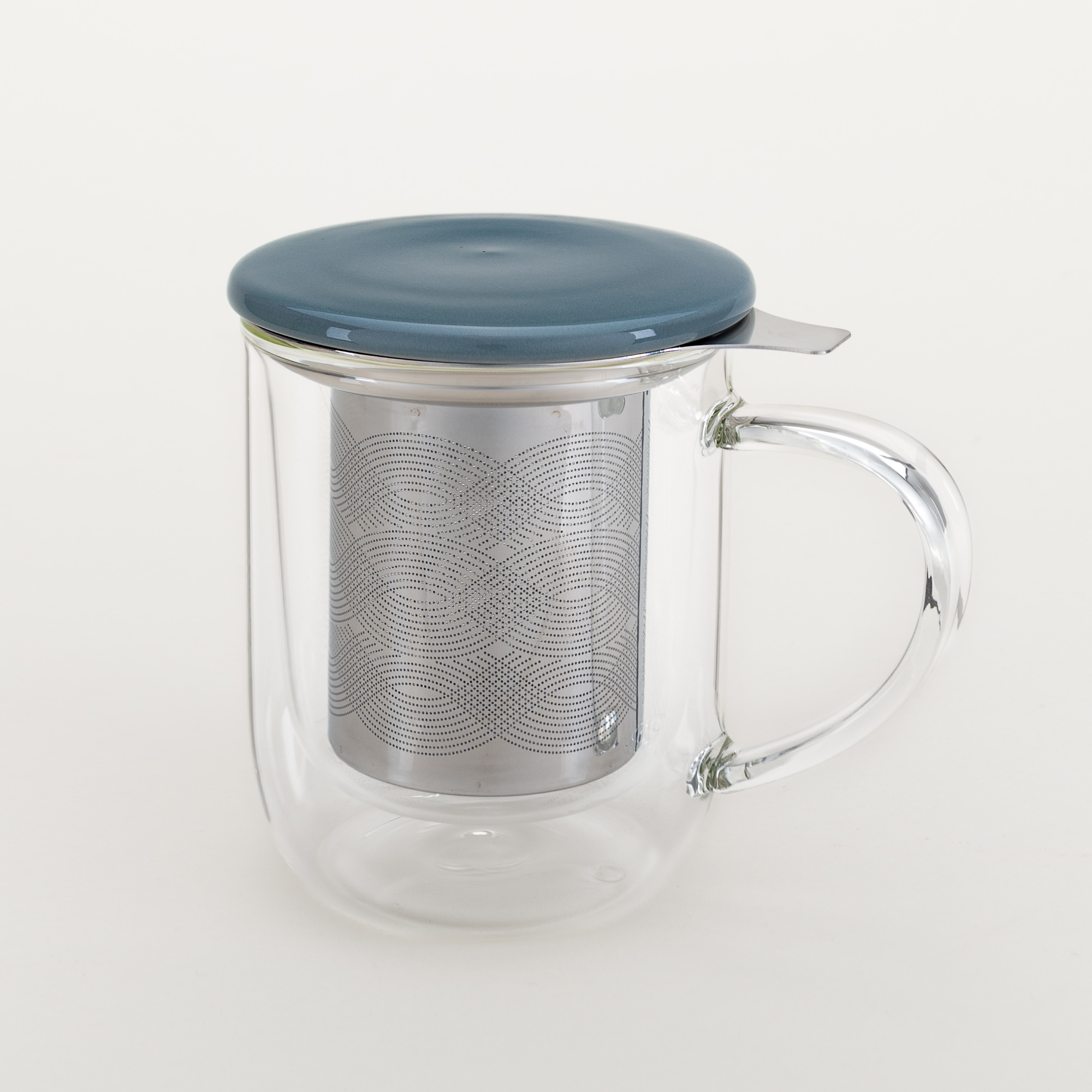 Glass Mug & Tea Infuser Set